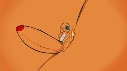 balls big_balls big_cock big_penis big_testicles charmander cock cute_fangs gigantic_balls gigantic_penis gigantic_testicles hand_on_penis huge_balls huge_cock huge_testicles hyper hyper_balls hyper_penis hyper_testicles mouth mouth_open nintendo one_eye_closed penis pokemon pokemon_(species) red_penis_tip sitting sitting_on_balls testicles unowo