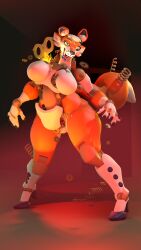 3d_(artwork) 9:16 anthro blush breasts broken canid canine clockwork digital_media_(artwork) female fox gears hi_res machine mammal nude open_mouth robot solo springs steampunk tappet_(virushunter) virushunter wind-up_key