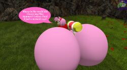 1girl 1girls 3d_background amy_rose ass_bigger_than_head ass_expansion ass_focus ass_up bending_forward bending_over big_ass bubble_butt confusion dialogue english_text female flower frustrated frustration grass grass_field hairband hammer handle hedgehog huge_ass mobian_(species) object_between_ass object_in_ass panties piko_piko_hammer pink_body plump_ass plump_butt red_clothing rocks rose_(flower) sega sky sonic_(series) speech_bubble spiky_hair tagme unaware watermark white_eyes white_panties zer0264