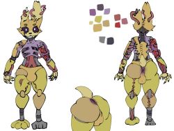 animatronic anthro anus ass balls big_butt bulge burntrap claws clothing fangs five_nights_at_freddy's five_nights_at_freddy's:_security_breach fur genitals gore grey_body internal lagomorph leporid machine male mammal model_sheet organs purple_body purple_sclera rabbit ralseibutbigger robot scottgames solo stomach teeth thick_thighs video_games white_eyes william_afton wire yellow_body yellow_fur yellow_tail