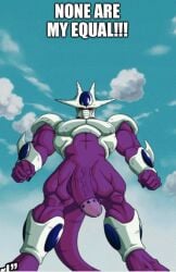 alien_boy alien_penis cooler_(dragon_ball) dokkan_battle dragon_ball dragon_ball_z hanging_penis male_only meme purple_skin shitpost smooth_skin solo solo_male