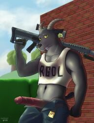 1boy absurd_res animal_humanoid anthro bovid bovid_humanoid caprine caprine_humanoid epic_games fortnite genderswap_(ftm) goat goat_humanoid hi_res humanoid male mammal mammal_humanoid pilgor_(goat_simulator) rule_63 solo video_games volktex