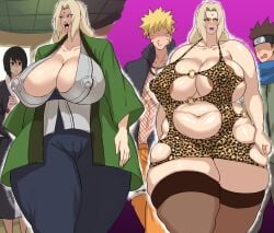 2boys 2girls areolae bbw belly belly_button big_breasts bimbo black_eyes black_hair blonde_hair blush bob_cut brown_eyes brown_hair brown_nipples busty cameltoe chubby chubby_female cleavage clothed clothing curvaceous curvy curvy_body curvy_female curvy_figure cyberboi dress erect_nipples erect_nipples_under_clothes faceless_male fat fat_woman female female_focus fishnet fishnet_shirt fishnets forehead_jewel forehead_mark forehead_protector fully_clothed headband hi_res highres hourglass_figure huge_areolae huge_breasts jacket large_areolae large_breasts legwear light-skinned_female light-skinned_male light_skin lipstick makeup male male/female medium_hair multiple_boys multiple_girls narrowed_eyes naruto naruto_(series) naruto_shippuden necklace nipple_bulge open_mouth oppai overweight overweight_female pale-skinned_female pale_skin pigtails pink_lips pink_lipstick purple_lips purple_lipstick pussy sarutobi_konohamaru shizune shoulder_length_hair shounen_jump skimpy skimpy_clothes skimpy_dress slutty_outfit solo_focus standing straight thick_thighs thighhighs thighs tied_hair tight_clothing tonton tsunade uzumaki_naruto vagina voluptuous whisker_markings whiskers wide_hips