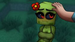 animated color colored creeper creeper_(minecraft) edit female horny_craft minecraft nightmare_waifu no_sound offscreen_character photoshop shadikbitardik tagme video wholesome