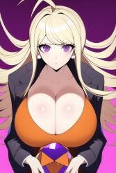 ai_generated akamatsu_kaede cosplay curvy danganronpa danganronpa:_trigger_happy_havoc hagakure_yasuhiro huge_breasts large_breasts nai_diffusion new_danganronpa_v3 stable_diffusion tagme