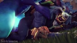 3d animated aurelion_sol gay glowing_penis league_of_legends male mp4 no_sound twitchyanimation video warwick