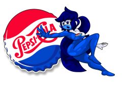 big_breasts big_hair blue_body blue_eyes blue_hair blue_skin boobs breasts female female_only giant_breasts long_hair massive_breasts no_underwear pepsi pepsi-chan pepsi_addict pepsiwoman ponytail ponytail_female rule_63 thick thick_ass thick_hips thick_legs thick_thighs thigh_clothes