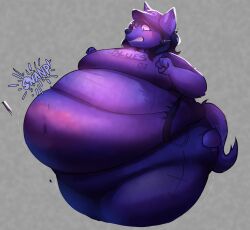 big_breasts blueberry_inflation breasts female fruityshork furry inflation