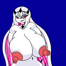 big_breasts big_nipples breasts completely_nude completely_nude_female female female_only fnf_entity fnf_mods friday_night_funkin friday_night_funkin_mod huge_breasts huge_nipples inaridrawss newgrounds nikusa_(sugarratio) nude nude_female purple_eyes purple_hair white_hair wide_hips