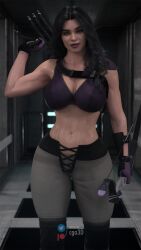 1girls 3d athletic athletic_female big_breasts bow_and_arrow breasts brown_hair busty celebrity cga3d cleavage curvy disney+ erotichris female female_focus female_only fit fit_female hailee_steinfeld hawkeye_(series) hourglass_figure human human_only kate_bishop light-skinned_female light_skin marvel marvel_cinematic_universe quiver solo solo_female straight_hair superhero superheroine thick thick_ass thick_legs thick_thighs thighs voluptuous wide_hips