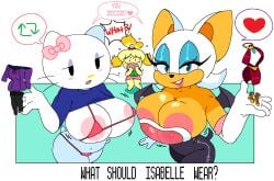 hello kitty (character) from animal crossing by cassettedream
