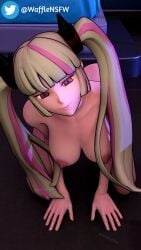 3d big_breasts big_breasts blender blender_(software) female female_only fortnite fortnite:_battle_royale lennox_rose_(fortnite) nude nude_female wafflensfw