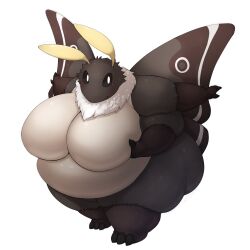 antennae anthro bbw big_breasts big_butt breasts female insect moth multi_arm multi_limb overweight overweight_female tagme wings yosioka_san