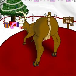 absurd_res anus capreoline deer feral hi_res male mammal non-human nude presenting puffy_anus reindeer rudolph rudolph_the_red-nosed_reindeer rudolph_the_red_nosed_reindeer solo zombifaction