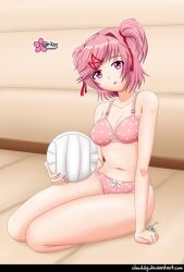 natsuki (doki doki literature club) from doki doki literature club by clouddg