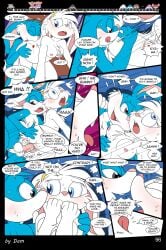 3_toes 4_fingers anthro babs_bunny breasts buster_bunny clothed clothing comic dam_(artist) dialogue english_text feet female fifi_la_fume fingers group hi_res lagomorph leporid male mammal mephitid page_96 plantigrade rabbit skunk speech_bubble straight_hair text tiny_toon_adventures toes toons toony train vehicle warner_brothers