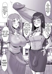 2022 3futas absurd_res age_difference balls big_breasts big_penis black_and_white blush breast_size_difference breasts cameltail casual casual_nudity casual_sex clothed clothing comic comic_page dark_hair dialogue dirty_talk duo_focus english english_text erect_penis erection erection_under_clothes erection_under_skirt exhibitionism exhibitionist faceless_futanari foreskin foreskin_folds fully_clothed fully_retracted_foreskin futa_only futa_with_futa futanari group hand_on_hip hands_behind_back high_resolution highres huge_breasts huge_cock human imminent_fellatio imminent_oral imminent_sex intact light-skinned_futanari light_hair light_skin long_hair looking_at_another looking_at_partner looking_at_penis monochrome original original_character penis penis_out penis_outline penis_size_difference presenting_penis prostitute prostitute_futanari prostitution public public_nudity public_use seranon shiratori_serano size_talk skirt smooth_penis speech_bubble spoken_heart standing text text_bubble thick_thighs translated uncensored uncut wide_hips younger_futanari