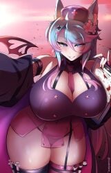 1girls 2022 ass bangs bat_wings big_ass big_thighs black_panties blood blood_stain blue_eyes blue_fingernails blue_hair blush blush_lines breasts child_bearing_hips cleavage clipboard cumdare female female_focus female_only fingerless_gloves fingernails fishnet fishnet_armwear fishnets flower flower_in_hair gloves hair_ornament halloween heart_cleavage_cutout highres hips holding_clipboard huge_breasts huge_thighs indie_virtual_youtuber large_breasts large_butt large_thighs lips loincloth long_hair looking_at_viewer massive_breasts massive_thighs multicolored_fingernails multicolored_hair needle needles nurse nurse_cap nurse_clothing nurse_hat nurse_uniform panties pink_fingernails pink_hair pink_thighhighs potion purple_thighhighs seductive seductive_look seductive_smile selfie silvervale sleeves smile solo solo_focus string_panties teeth teeth_showing thick_thighs thigh_gap thighhighs thighs thunder_thighs tie vial virtual_youtuber voluptuous vshojo wide_ass wide_hips wings wolf_ears wolf_girl