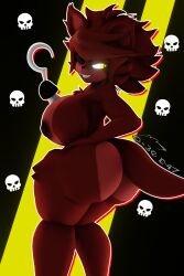 3d 3d_(artwork) absurd_res ass big_ass big_breasts breasts cally3d clazzey cryptiacurves curvy fazclaire's_nightclub fexa fexa_(cryptia) five_nights_at_freddy's fnaf foxy_(cally3d) foxy_(fnaf) fredina's_nightclub geodat64 hi_res looking_back nipples scottgames thick_thighs voluptuous