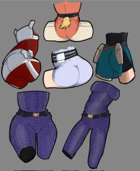 abs ass belly breasts female female_only hero_outfit_(mha) itsuka_kendou kendou_itsuka kodai_yui multiple_girls my_hero_academia obsoletefix reiko_yanagi skin_tight stomach tail tokage_setsuna tsunotori_pony yanagi_reiko yui_kodai