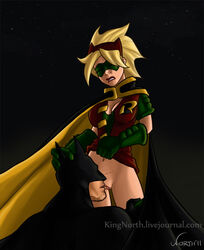 2011 batman batman_(series) dc dc_comics female kingnorth male robin_(dc) robin_(stephanie_brown) stephanie_brown