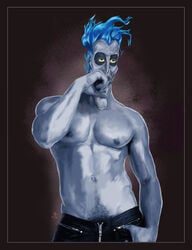 1boy disney greek_mythology hades_(hercules) hercules_(disney) male male_only monster_boy nipples solo