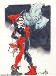 harley quinn from dc by fernando caretta