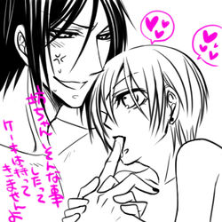 2boys ciel_phantomhive kuroshitsuji male male_only sebastian_michaelis tagme