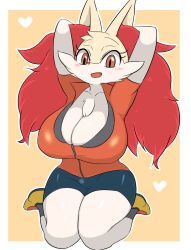 big_breasts braixen bray_(lucyfercomic) breasts female furry pokémon_(species) pokemon pokemon_(species) runbasamba