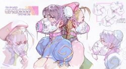 2girls after_deepthroat after_oral areola areolae athletic_female big_breasts black_hair blonde blonde_female blonde_hair blowjob blowjob_mask breasts cammy_white chun-li deepthroat_training face_fucking fellatio fellatio_mask fleshlight_gag forced forced_blowjob forced_oral gagged ghg_2000 glory_hole glory_hole_gag highres human imminent_deepthroat light-skinned_female light-skinned_male light_skin machine machinery multiple_girls naked naked_female nipples nude nude_female oral rape raped raped_girl ring_gag sabudenego sex_arcade slave slavegirl street_fighter suck_mask suckmask throat_fuck