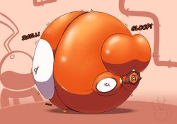 big_breasts breasts female furry inflation notmrsatsuma spherical_inflation sunken_head sunken_limbs tagme