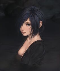 blue_hair female female_only kirishima_touka looking_at_viewer miura-n315 tokyo_ghoul tokyo_ghoul:re