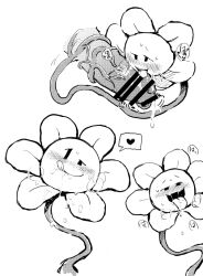 flowey the flower from undertale by kurushima