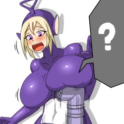 1girls dr.bug female female_only huge_breasts solo tagme teletubbies tinky_winky voluptuous