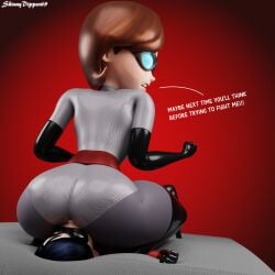 2girls 3d 3d_(artwork) ass_on_face ass_sniffing ass_worship big_ass bubble_butt elastigirl english_text facesitting female female_only fetish helen_parr incest mind_control multiple_girls screenslaver skinnydipper69 smooth_skin smothering sniffing_ass text the_incredibles violet_parr