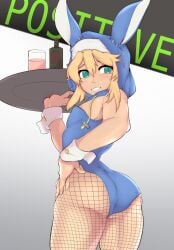 1boy 2020s 2023 20s alcohol arc_system_works ass big_ass big_butt blonde_hair blue_eyes bottle bridget bridget_(guilty_gear) bridget_grin bubble_ass bubble_butt bunny_ears bunnysuit butt digital_drawing_(artwork) digital_media_(artwork) eyebrows eyelashes fat_ass fat_butt femboy feminine feminine_male girly_boy guilty_gear guilty_gear_strive hexprinxess hi_res hoodie huge_ass huge_butt human human_focus human_only leotard light_skin male male_focus male_only plump_ass round_ass round_butt sissy solo standing thick thick_ass thick_thighs thighs tomgirl trap video_games wide_hips