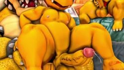 3_toes 3d aged_up anal animated balls big_penis bouncing_penis bowser bowser_jr. chubby chubby_male cub cum cum_in_ass cum_string father_and_son feet feet_up gay glasses kamek koopa male male/male male_only mario_(series) masturbating masturbation monster_cock moonwulf mp4 orgasm paws reverse_cowboy_position royalty sitting size_difference sound sound_effects sound_warning source_filmmaker stomach_bulge super_mario_bros. thick_thighs throne video voyeur wizard yaoi