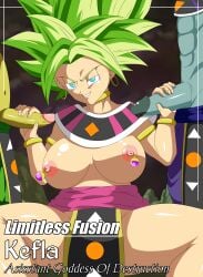 1girls 2boys aditya_draws big_breasts double_handjob dragon_ball dragon_ball_super earrings god_of_destruction goddess_of_destruction grabbing_penis handjob kefla legendary_super_saiyan nipple_rings potara_nipple_rings saiyan seductive_smile straight_hair super_saiyan super_saiyan_2 tagme