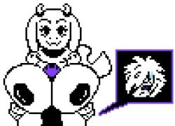 1boy 1girls 2d 2d_(artwork) 2d_animation 2d_artwork alternate_universe alterswap alterswap_toriel altertale animated artist_request big_breasts boss_monster breast_squeeze chara chara_au color cross_chara looking_at_viewer loop looping_animation milf monster monster_girl paizuri pixel pixel_(artwork) pixel_animation pixel_art purple_eyes short_playtime smug sprite sweat sweatdrop tagme toriel toriel_au transparent_background uncensored uncensored_breasts uncensored_penis underswap undertale undertale_(series) undertale_au undertale_fanfiction underverse white_hair x-event_chara xchara xtale