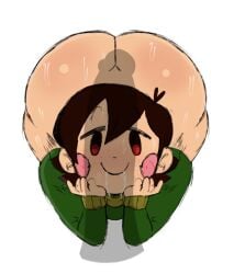 chara from undertale by sketchssketchs