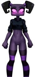 color colored edit enderman enderwoman horny_craft hornycraftgame minecraft photoshop shadikbitardik tagme