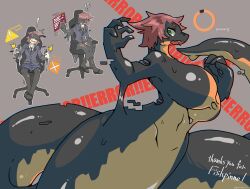 breast_expansion female goo_transformation huge_breasts matsukura_d monsterification species_transformation transformation