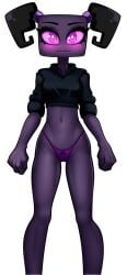 color colored edit enderman enderwoman horny_craft hornycraftgame minecraft photoshop shadikbitardik tagme