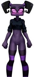 color colored edit enderman enderwoman horny_craft hornycraftgame minecraft photoshop shadikbitardik tagme