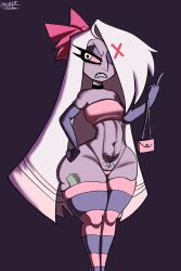 vaggie (hazbin hotel) from hazbin hotel by tool01k