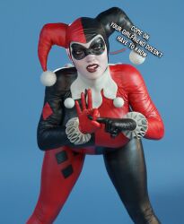 1girls 3d 3d_(artwork) artist_name athletic athletic_female batman:_arkham_knight batman_(series) big_breasts busty cheating cleavage curvaceous curvy curvy_figure dc dc_comics dialogue eyes female female_only fit fit_female gesture harley_quinn harley_quinn_(classic) harley_quinn_(injustice) hips hourglass_figure illain injustice_2 legs lips makeup penetration_gesture sex_gesture smitty34 solo talking_to_viewer thick thighs villainess voluptuous watermark