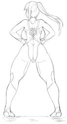 samus aran from metroid by sinensian