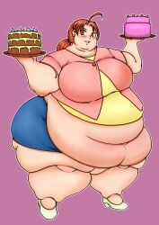 bbw delia_ketchum_(pokemon) ecchipandaa fat_ass obese_female overweight overweight_female pokemon ssbbw