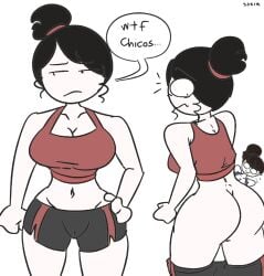 ass cameltoe color colored colorized jaiden jaiden_animations jaidens_mom milf mob_face slobbyslapper sportswear sssir sssir8