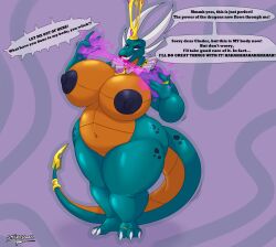 amulet anthro ass_expansion bbw big_ass big_belly big_breasts big_hips blue_skin bracelets breast_expansion color_change crown cynder dialogue dragon dragon_girl exposed_breasts exposed_nipples eyeliner eyeshadow fangs fat gloating golden_crown golden_necklace golden_ring grin horns jewelry magic makeup nipples overweight overweight_female possession purple_gem red_lipstick ring ruffled_collar shinysteel smile soft_lips sole_female sorceress_(spyro) spyro_the_dragon tail thick thick_thighs weight_gain yellow_skin